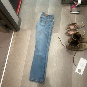 Wrangler 20X Blue Straight-Leg Jeans Classic Denim